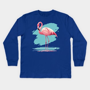 flamingo Kids Long Sleeve T-Shirt